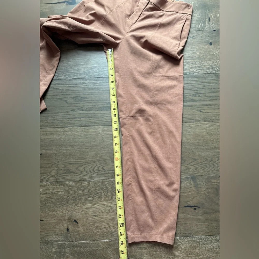 Lululemon Dynamic Days High Rise 7/8 Trouser Pants In Saddle Brown Size 4